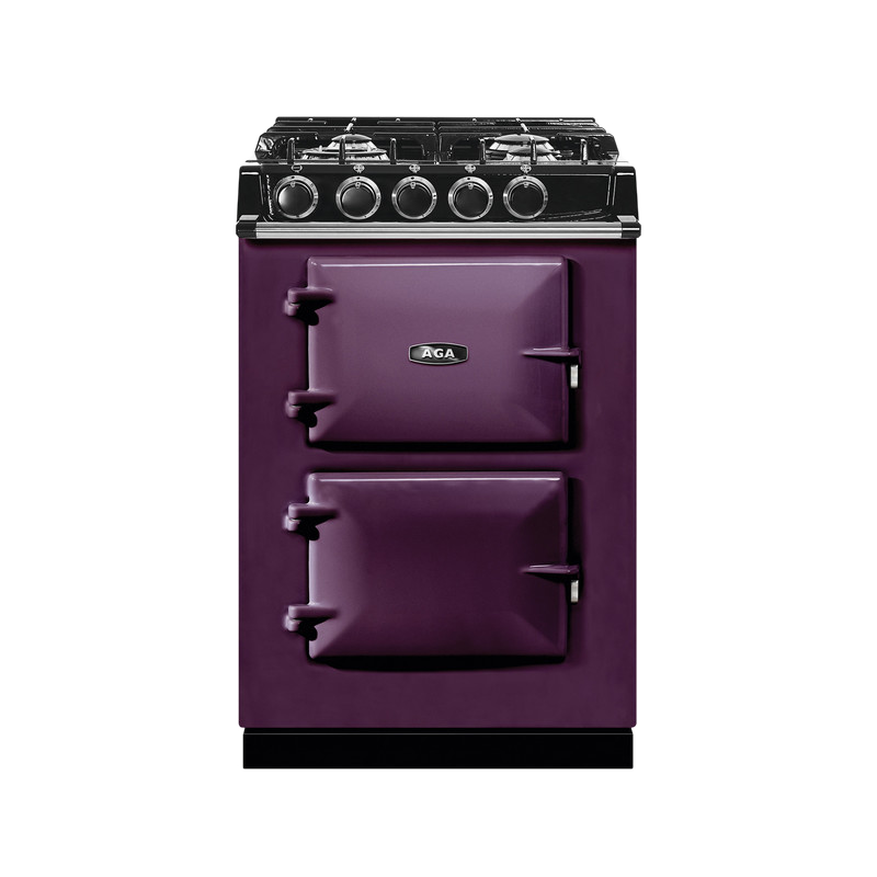 AGA Mini Cast Iron 60 Dual Fuel with Gas Hob